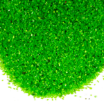 Glasgranulaat 0.8 1.2mm Yellow Green 6018 2